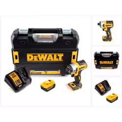 Contenu de la livraison: - 1x DeWalt DCF 887 M1 Visseuse à chocs sans fil 18V 205Nm 1/4" Brushless - 1x Mallette à outils DeW ...