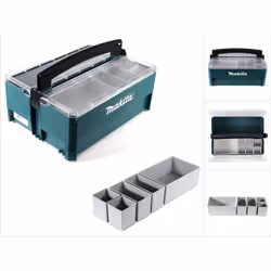 Contenu de la livraison: - 1x Makita Boîte de rangement pour Makpac ( P-84137 ) - 1x Makita Box insert pour Makpac avec boxes ...