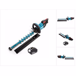 Contenu de la livraison: - 1x Makita DUH 502 Z taille-haie sans fil 18V 50cm Solo - 1x Batterie Makita BL 1860 B 18 V - 6,0 A ...