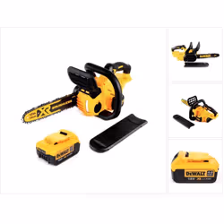 Contenu du paquet: - 1x DeWalt DCM 565 N Tronçonneuse sans fil 18V - 1x Batterie Dewalt DCB 182 18V - 4Ah Li-Ion - sans charg ...