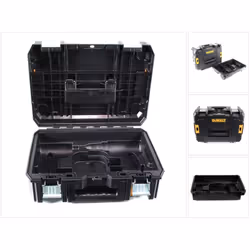 Contenu du paquet: - 1x DeWalt DWST1-70703 Coffret TSTAK II Coffret de transport/ Coffret de rangement - 1x DeWalt Insert Des ...