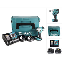 Makita - dtd 156 rgj Clé à choc sans fil 18V 155Nm + 2x batterie 6,0Ah + chargeur + Makpac