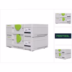 Contenu du paquet: - 2x Festool SYS3 M 137 Coffrets Systainer (204841) Description du produit: Avec sa nouvelle génération de ...
