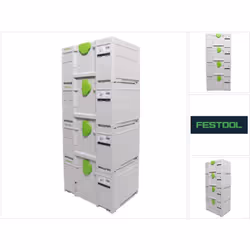 Description générale Le coffret Systainer SYS3 M 237 de Festool est une solution de rangement innovante, alliant mobilité et  ...
