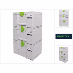Contenu du paquet: - 3x Festool SYS3 M 237 Coffrets Systainer (204843) Description du produit: Avec sa nouvelle génération de ...