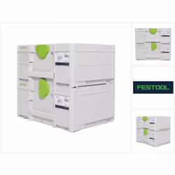 Contenu du paquet: - 2x Festool SYS3 M 187 Coffrets Systainer (204842) Description du produit: Avec sa nouvelle génération de ...