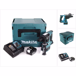 Contenu de la livraison: - 1x Makita DHR 242 Z marteau perforateur sans fil - 1x batterie Makita BL1850B 5,0 Ah - 1x chargeur ...