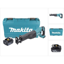 DJR186G1K Scie récipro sans fil 18V + 1x Batterie 6,0 Ah + Coffret - sans chargeur - Makita