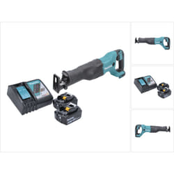 Makita DJR 186 RG Scie sabre sans fil 18 V + 2x Batteries 6,0 Ah + Chargeur