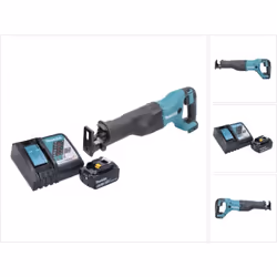 Contenu de la livraison: - 1x Makita DJR 186 Scie sabre sans fil 18 V - 1x Batterie Makita BL 1860 B 18V 6.0Ah - 1x Chargeur  ...