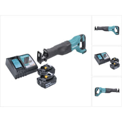 Makita - djr 186 rt Scie sabre sans fil 18 v + 2x Batteries 5,0 Ah + Chargeur