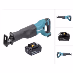 Contenu de la livraison: - 1x Makita DJR 186 Scie sauteuse sans fil 18 V - 1x Batterie Makita BL 1850 B 18V 5.0Ah - sans char ...