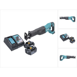 Djr 186 rf Scie sabre sans fil 18 v + 2x Batteries 3,0 Ah + Chargeur - Makita
