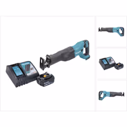 Contenu de la livraison: - 1x Makita DJR 186 Scie sabre sans fil 18 V - 1x Batterie Makita BL 1830 B 18V 3.0Ah - 1x Chargeur  ...