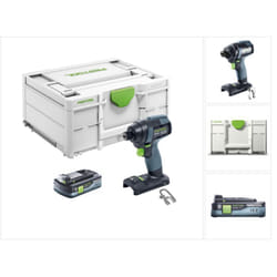 Tid 18-Basic Visseuse à choc sans fil 18V 180Nm 1/4' ( 576481 ) + 1x batterie 4,0Ah - sans chargeur - Festool