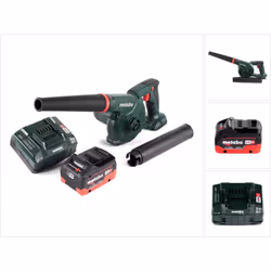 Contenu du paquet: - 1x Metabo AG 18 Souffleur sans fil (602242850) - 1x Batterie Metabo LiHD - 8,0 Ah - CAS (625369000) - 1x ...