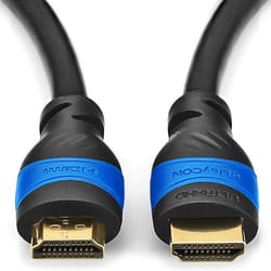 deleyCON MK-MK07 câble HDMI 10 m HDMI Type A (Standard) Noir, Bleu