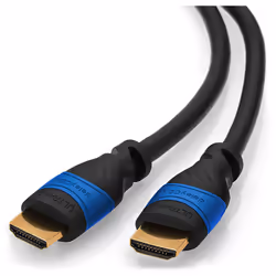 deleyCON MK-MK07 câble HDMI 10 m HDMI Type A (Standard) Noir, Bleu