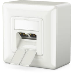 deleyCON MK1567 Plaque de commutation et obturateur Blanc
