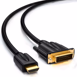 deleyCON MK1164, 3 m, HDMI Type A (Standard), DVI, Mâle, Mâle, Droit