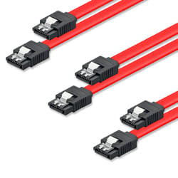 deleyCON MK1580 câble SATA 0,5 m SATA 7-pin Rouge