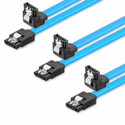 deleyCON MK1585 câble SATA 0,5 m SATA 7-pin Bleu, Rouge, Jaune