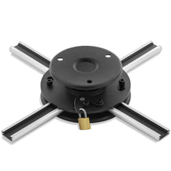 deleyCON MK-W-45 accessoire de montage de projecteur Métal Noir, Argent