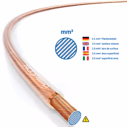 deleyCON MK-MK3344 câble audio 100 m Transparent
