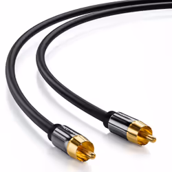 deleyCON MK3438 câble audio 5 m RCA Noir