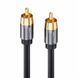 deleyCON MK3438 câble audio 5 m RCA Noir