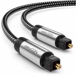 Câble audio numérique - DELEYCON - Toslink - 10m - Fibre optique - Transmission sans perte