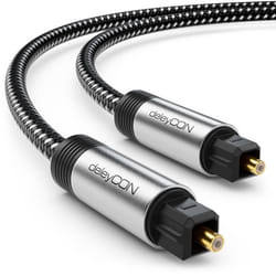 Câble audio numérique - DELEYCON - Toslink - 10m - Fibre optique - Transmission sans perte
