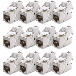 Module Keystone CAT 7 - deleyCON - Connecteur RJ45 - 10 Gbit/s - 1000 MHz - STP blindé