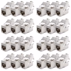 Module Keystone CAT 7 - deleyCON - Prise RJ45 - 10 Gbit/s - 1000 MHz - STP blindé