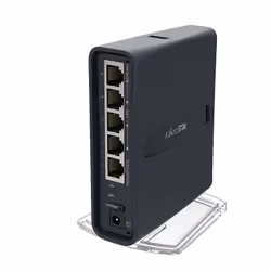 Mikrotik hAP ac lite tower Noir Connexion Ethernet, supportant l'alimentation via ce port (PoE)
