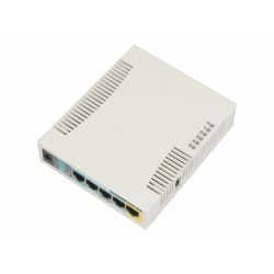 Mikrotik RB951Ui-2HnD Blanc Connexion Ethernet, supportant l'alimentation via ce port (PoE)