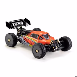 Absima STOKE V2 orange noir brushless 1:8 Auto RC électrique Buggy 4 roues motrices (4WD) prêt à fonctionner (RtR) 24