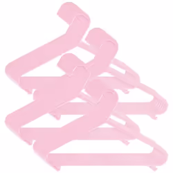 Cintres Enfant - BIECO - 32 pcs - Vieux rose - Plastique - Longueur 30 cm