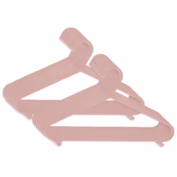 Cintres Enfant - BIECO - Vieux Rose - 16 pièces - Plastique de haute qualité - 30 cm