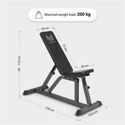 Gorilla Sports GN006-00064-0001 banc de musculation