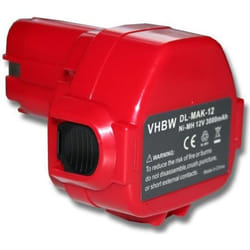 Batterie Ni-Mh 3000mAh 12V Rouge-Gris pour Makita 6271D - VHBW