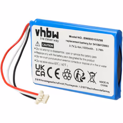 vhbw - the clever way - Batterie de rechange de haute qualité avec une grande autonomie et compatible avec votre système de n ...