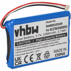 vhbw - the clever way - Batterie de rechange de haute qualité avec une grande autonomie et compatible avec votre système de n ...