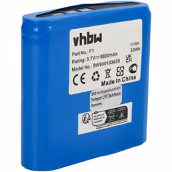 vhbw - the clever way - Batterie de rechange de haute qualité avec une grande autonomie et compatible avec votre radio (vous  ...