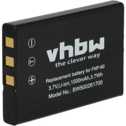Vhbw - 1x Batterie compatible avec Optoma BB-LIO37B, PK101 Pico Pocket Projector, PK102 Pico Pocket Projector vidéoprojecteur (1000mAh, 3,6V, Li-ion)
