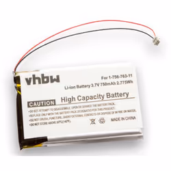 vhbw - the clever way - Batterie de rechange de haute qualité avec une grande autonomie et compatible avec votre lecteur de m ...