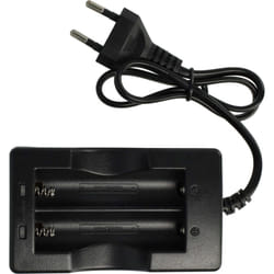 Vhbw - Chargeur de piles compatible avec 17670, 18650 piles, batteries domestiques Li-Ion (3.7V)