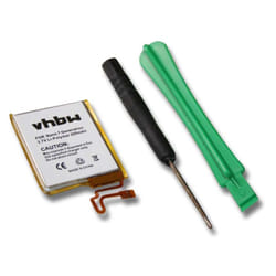 Vhbw - Batterie compatible avec Apple iPod Nano 7G, Generation 7 lecteur de musique MP3 (200mAh, 3,7V, Li-polymère) - Remplacement pour 616-0639,