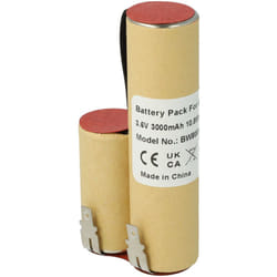 Vhbw - Batterie compatible avec Gardena Cisaille à gazon Accu 3 (Standard, 2315, 2500) - remplacement pour Accu3 - (NiMH, 3000mAh, 3.6V)