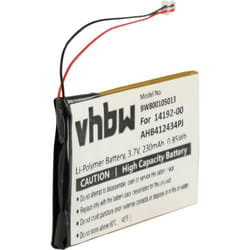 Vhbw - Batterie compatible avec Jabra Pro 9400, 9465, 9400SH, 9460, 9470 casque audio, écouteurs sans fil (230mAh, 3,7V, Li-polymère) - Remplacement